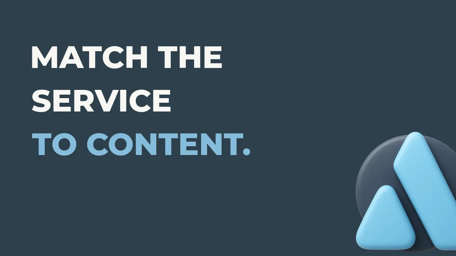 Shipping operations poster reading Match the service to content. with the Anata Shipping OS product icon