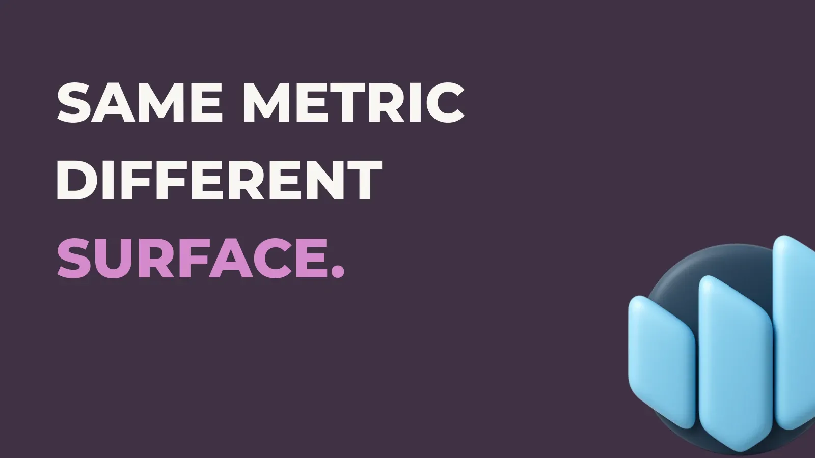 Anata Intelligence poster reading Same metric different surface. with the Anata Intelligence product icon